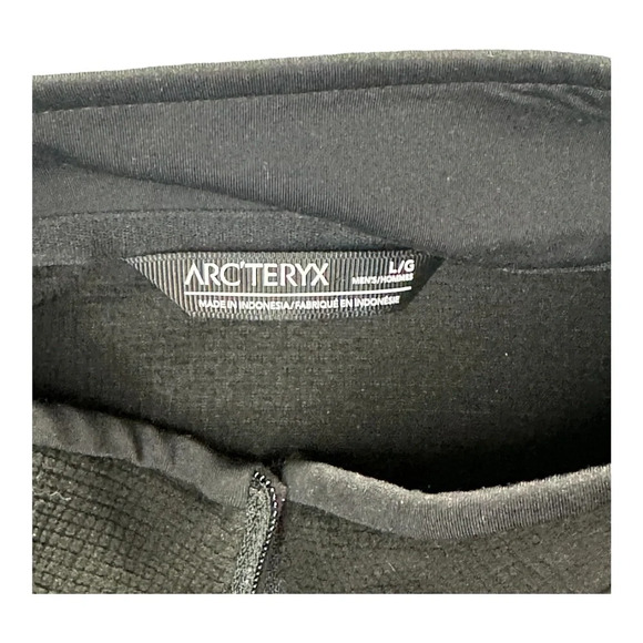 Arc'teryx Men's Black Light Thermal Quarter Zip Pull-Over. Sz: L - Picture 2 of 10